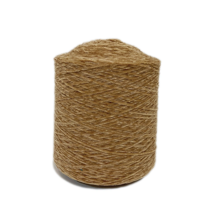 6nm Polyester Nylon Raw White Chenille Yarn